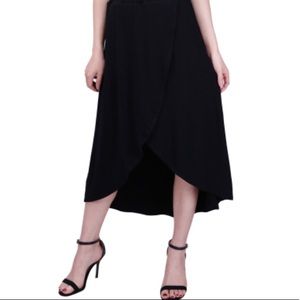 Black Hi-Low maxi skirt